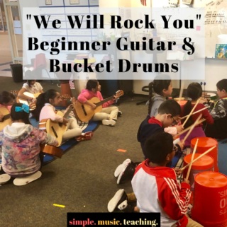 Beginner Guitar Bucket Drum