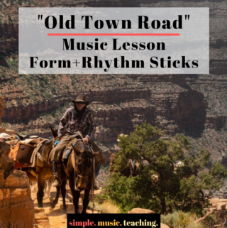 Old Town Road music lesson