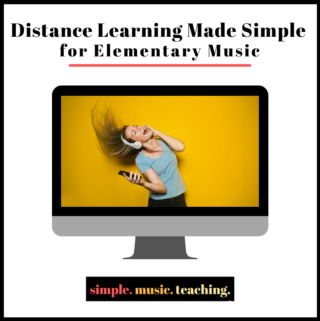 Distance Learning Made Simple for Elementary Music